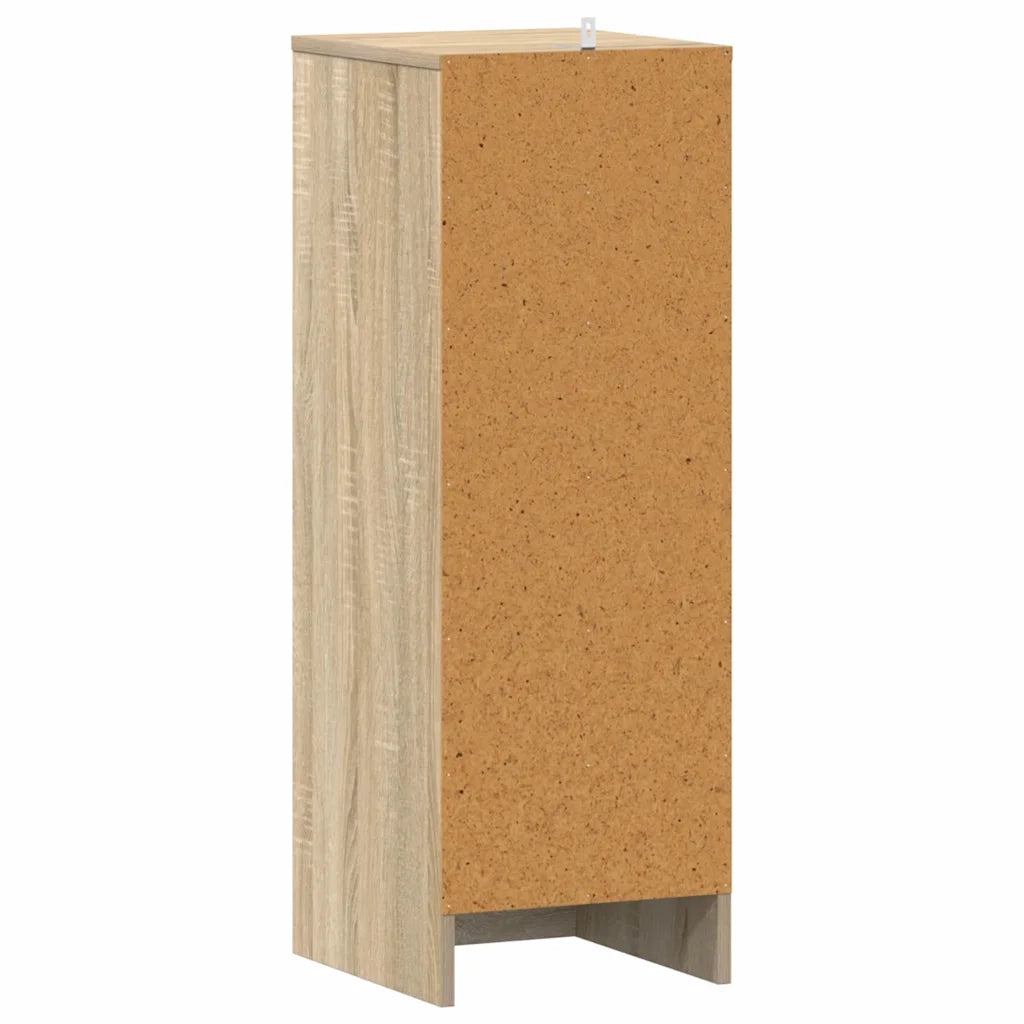 Scarpiera-Scaffale per scarpe Rovere Sonoma 32x35x92 cm in Truciolato