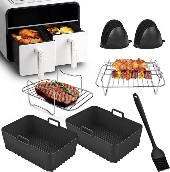 Accessori per Airfryer - Set di Accessori per Airfryer - Adatto per Fritture ad Aria Calda
