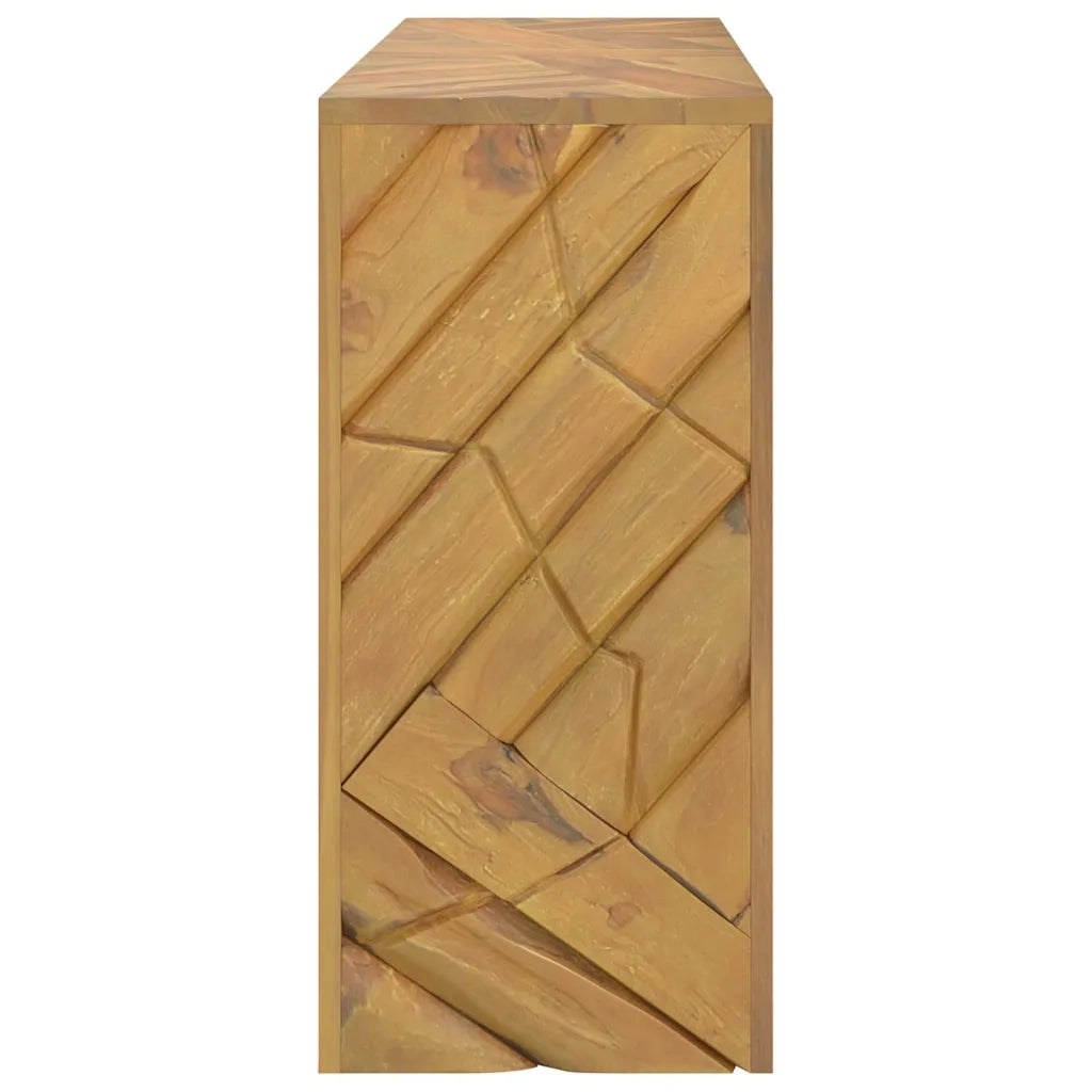 vidaXL Tavolo Consolle 110x35x75 cm in Legno Massello di Teak