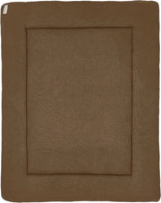 Scatola di tessuto per bambini da cucire - 100% cotone - morbido e sicuro - lavabile - adatto per lavatrice - 77 x 97 cm - cioccolato