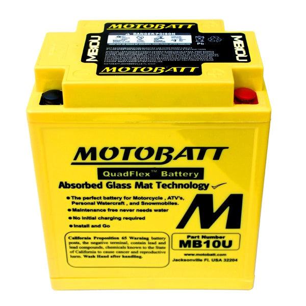 BATTERIA MOTOBATT AGM MB10U 12V 14,5Ah BQ001
