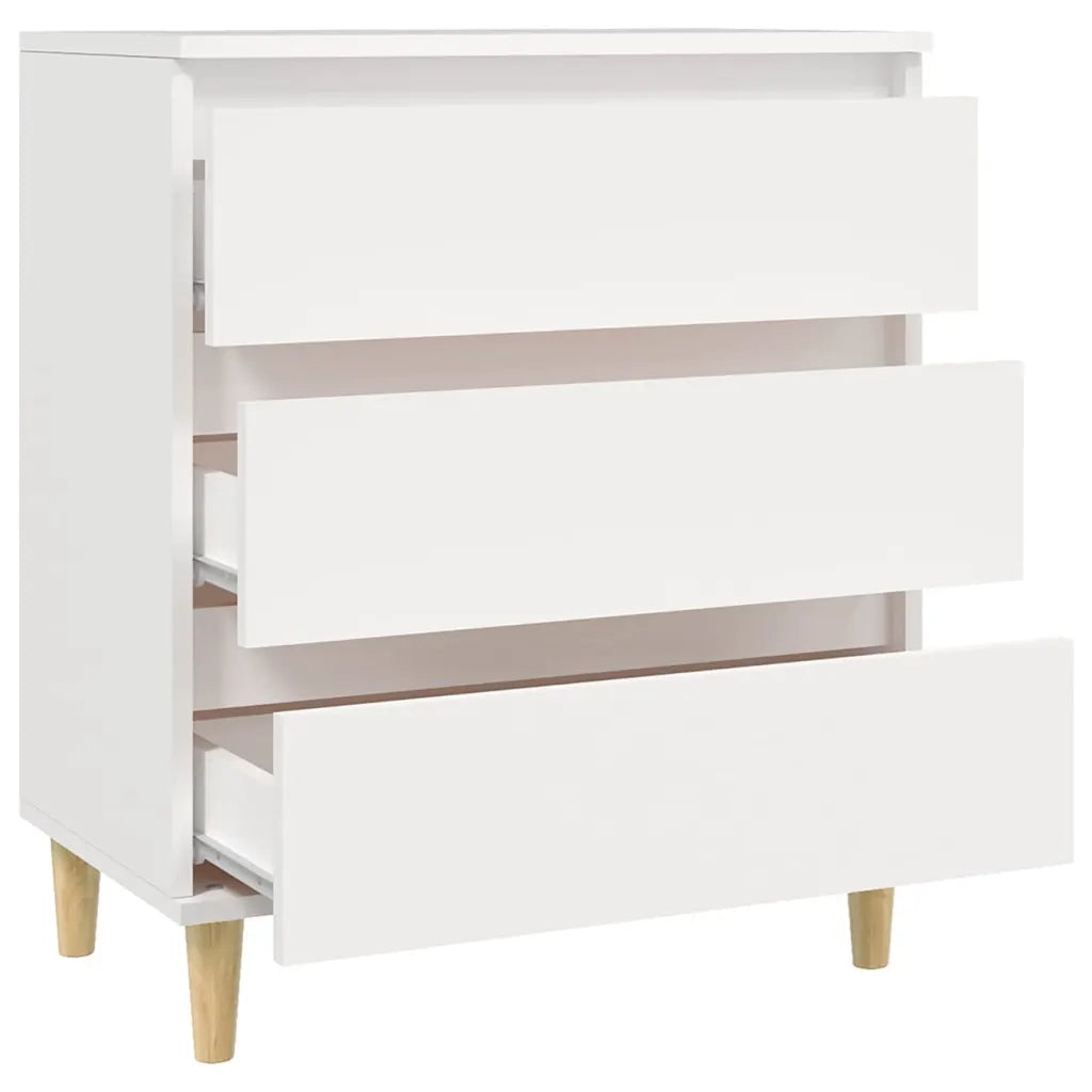 Credenza Bianca 60x35x70 cm in Legno Multistrato cod mxl 5759