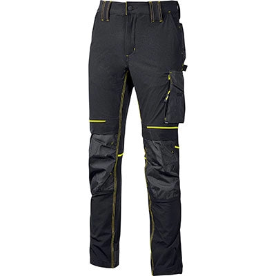 PANTALONE SLIM FIT ATOM UPOWER  BLACK CARBON XXL