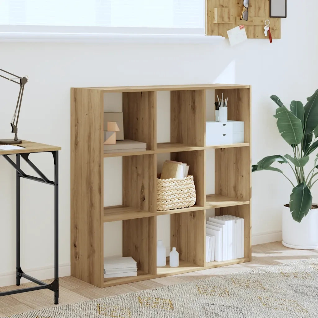 Libreria Rovere Artigianale 102x32x102 cm in Legno Multistrato 852824