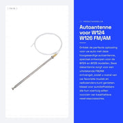Antenna universale per auto - Antenna per tetto - Cavo antenna FM/AM - Accessori di riserva - Alta qualità - Prestazioni migliorate