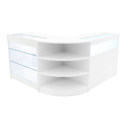 Set Banconi LED Bianco Demeter K900 B900 LM60 Vetrina Negozio con Serratura