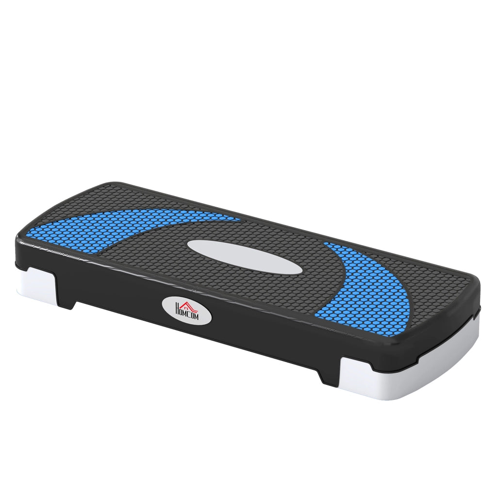 Stepper Fitness Regolabile ¨C zephmum ¨C Blu e Nero, 10-15-20 cm