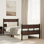 Giroletto senza Materasso con Testiera e Pediera-Struttura Letto 80x200 cm