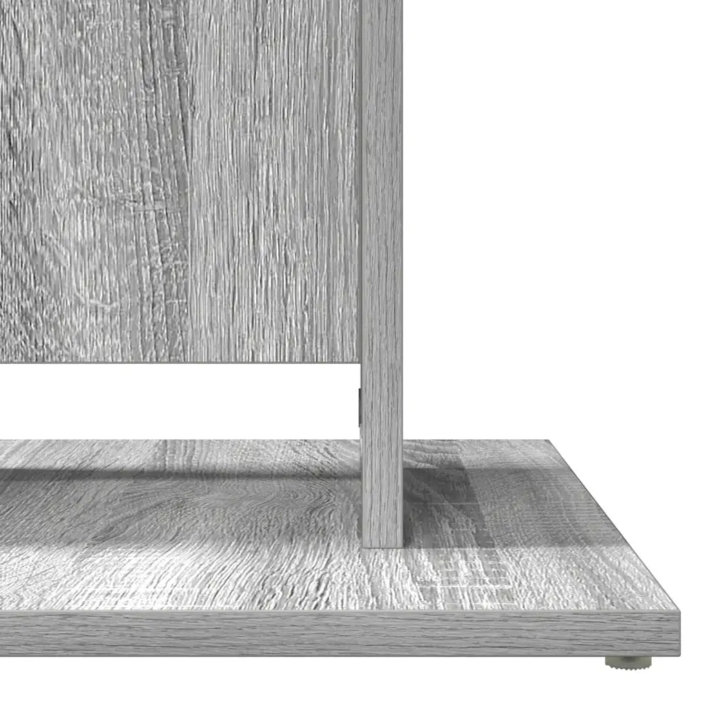 Tavolo da Bistrot Grigio Sonoma 60x60x75 cm Legno Multistrato