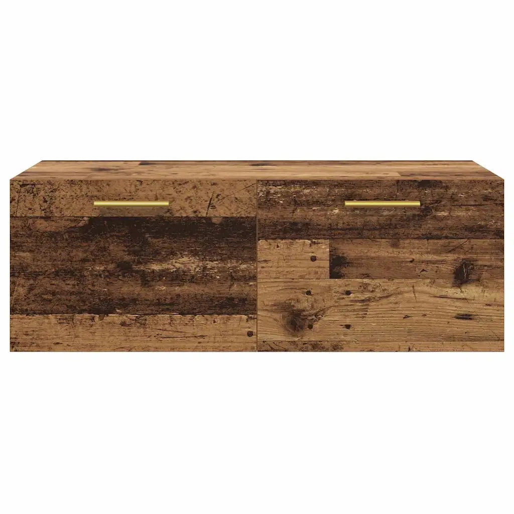 Armadietto a Muro | Mobile a Parete Legno vecchio 100 x 36.5 x 35 cm