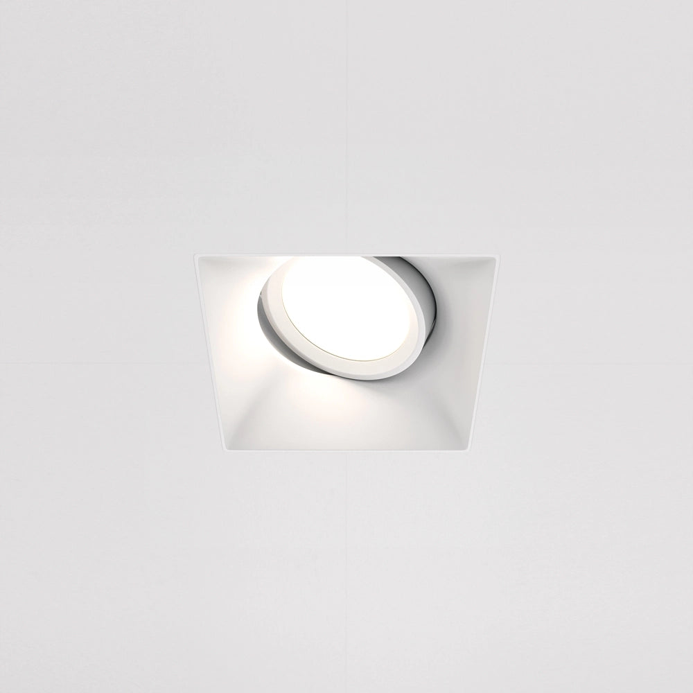 Maytoni DOT faretto incasso soffitto quadrato bianco GU10