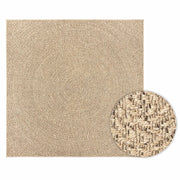 Tappeto del soggiorno | Tappeto ZIZUR 200x200 cm Aspetto Iuta per Interni ed Esterni