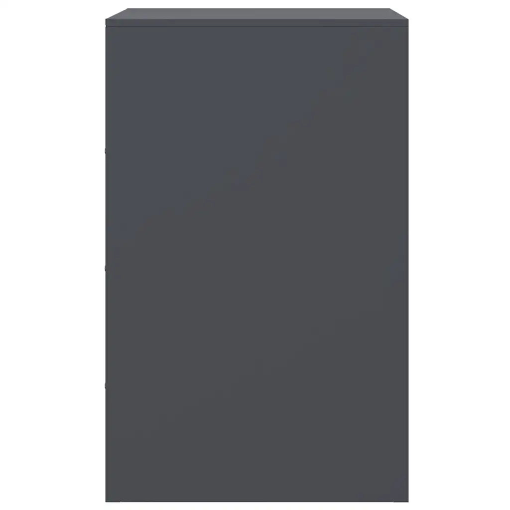 Comodini 2 pz Antracite 34,5x39x62 cm in Acciaio 841780