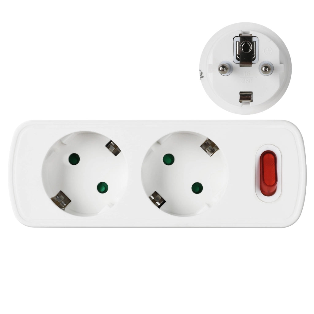 Presa Elettrica EU 2 Prese ¨C zephmum ¨C Bianco