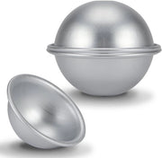 Alumino Cakevorm a forma di mezza circonferenza per dessert e pudding - 10cm di diametro