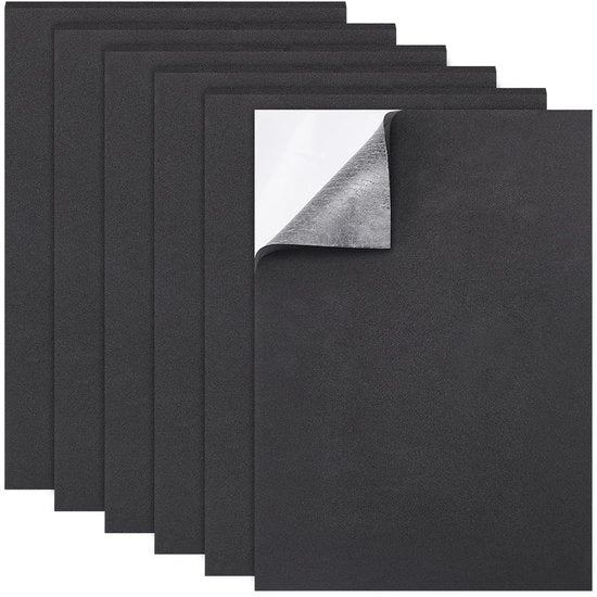 Protezione per mobili - Schiuma 5 mm - Nero - Autoadesiva - Antiscivolo - Protezione per mobili - Materiale per bricolage per bambini