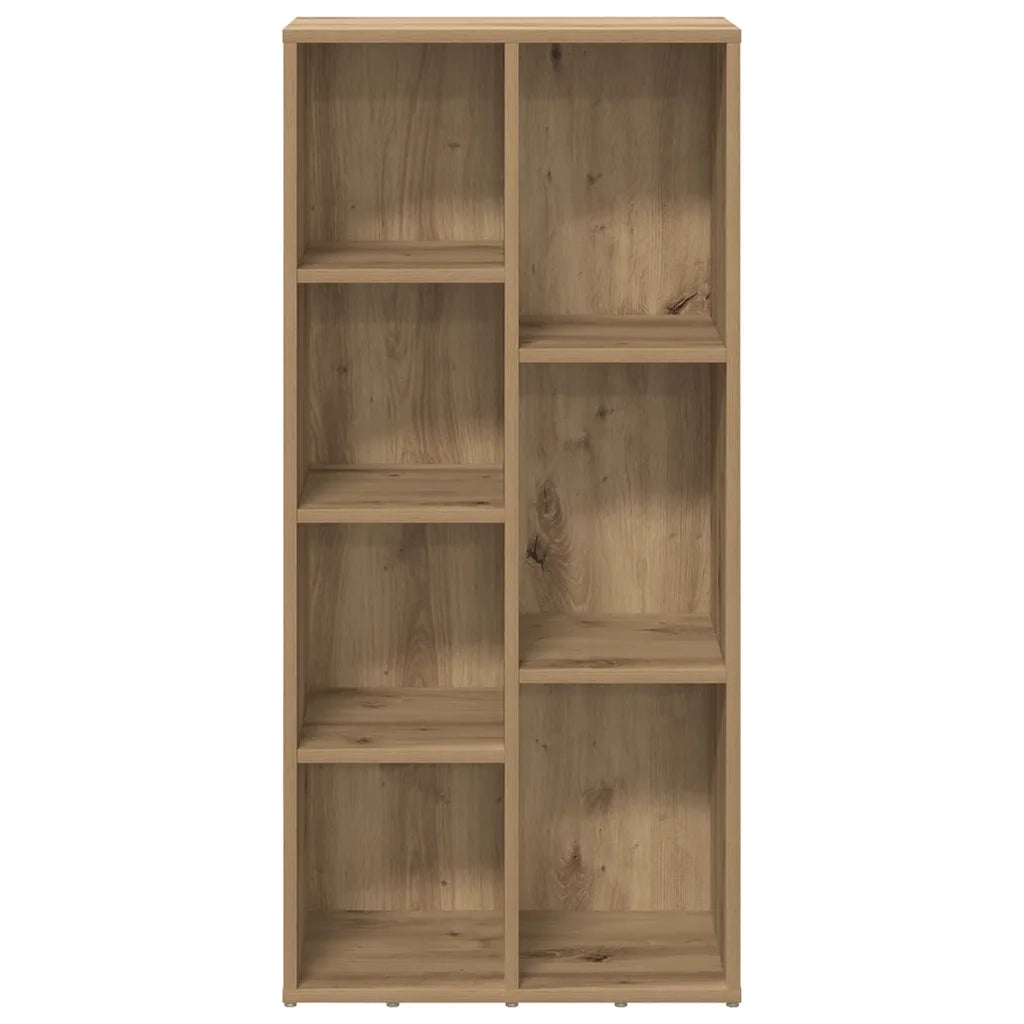 Libreria-Scaffale per Libri-Mobile di Stoccaggio Rovere Artigianale 50x25x104 cm