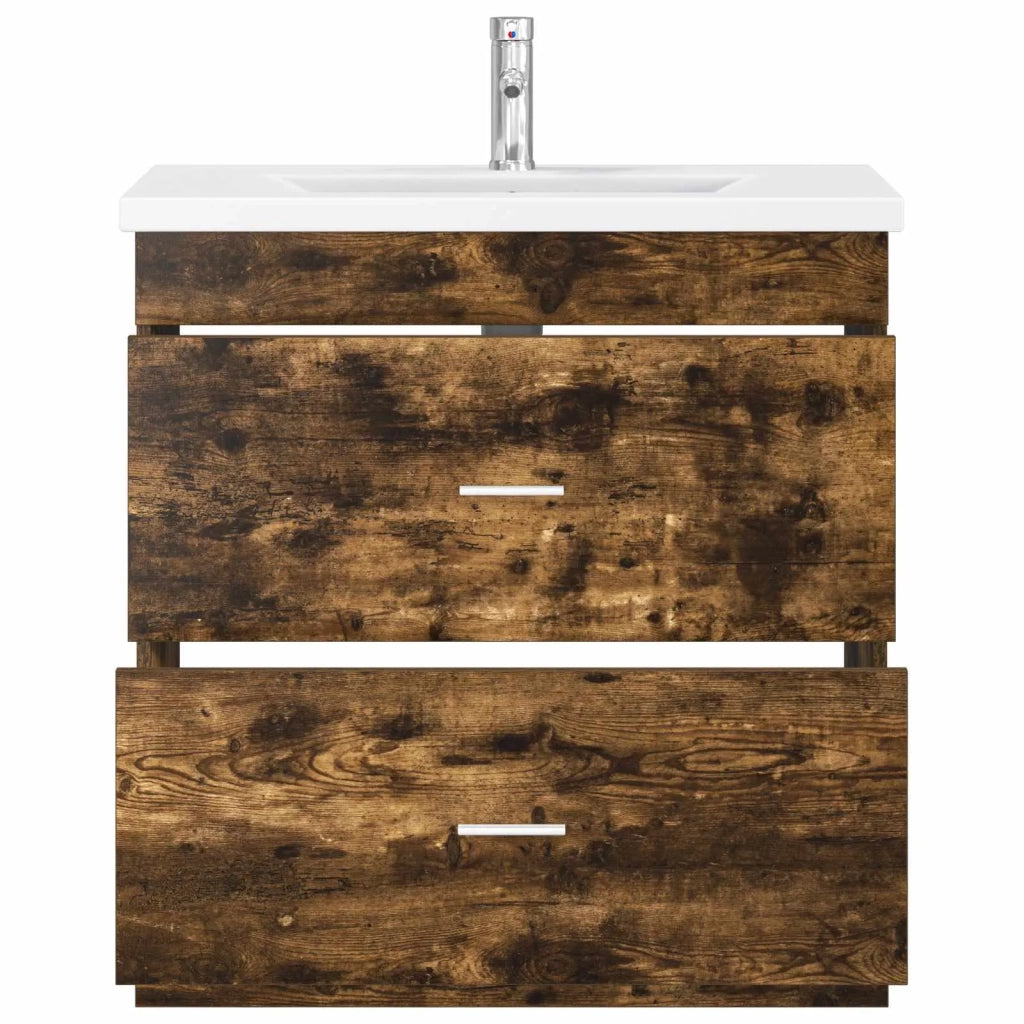Set di mobili per il bagno Rovere Fumo 81 x 40 x 84,5 cm 3404378