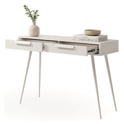 Mobile da Trucco Katilaka, Toeletta 2 Cassetti, 187x40x52h cm Beige Cashmere
