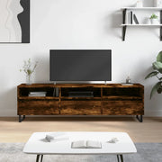 Mobile Porta TV-Mobile per TV-Credenza TV Rovere Fumo 150x30x44,5 cm in Legno Multistrato 524896