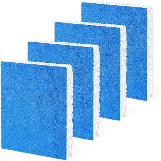 Filtro per umidificatore dell'aria 4 pezzi compatibile con Honeywell HEV615 HEV620 HFT600