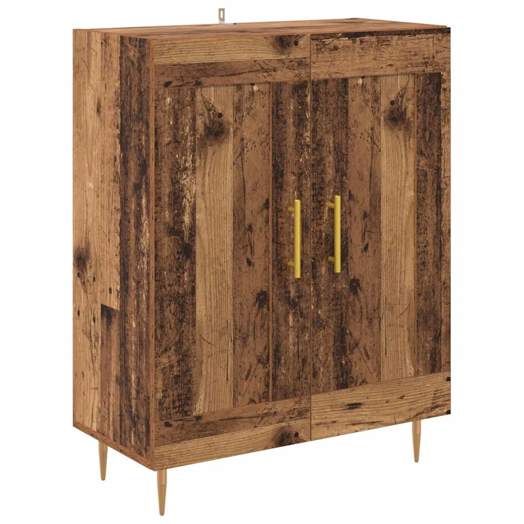 Credenza 2 pcs Legno vecchio Legno multistrato