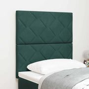 Testiera Verde Scuro 80 cm Velluto 3337883