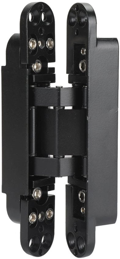 Scharniere a Doppia Faccia Dimensionabili - Scharniere Dampening - Scharniere Resistenti ai Solletici - Angolo di Apertura 180 Gradi - Per Porte in Legno - Pads di Nylon Silenziosi - Scharniere