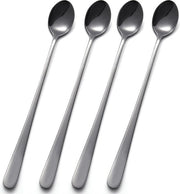 Lepelli in acciaio inossidabile per caffè, latte e espresso, set da 4 pezzi, 23 cm.
