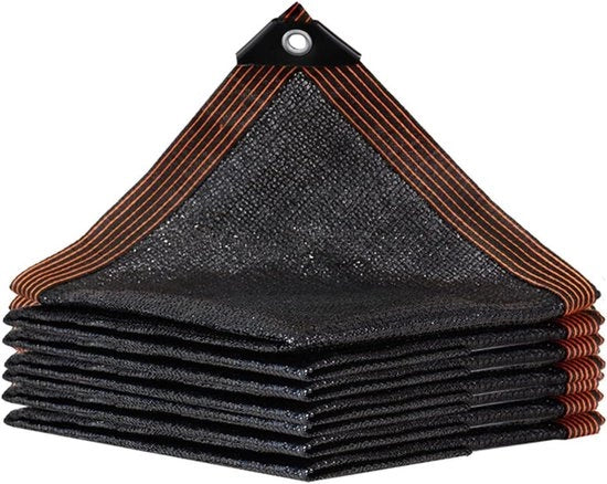 Ombrellone da Sole - Ombrello da Sole - Tela da Sole per Giardino - 85% Resistente ai Raggi UV - 3x6m - Nero