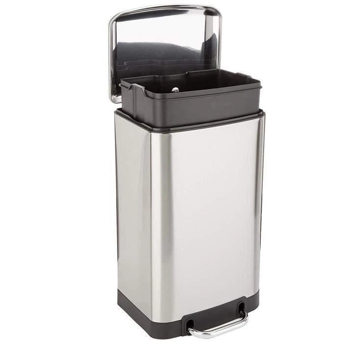 Pattumiera a pedale KITCHEN MOVE GREENWICH - 30L - Acciaio inox