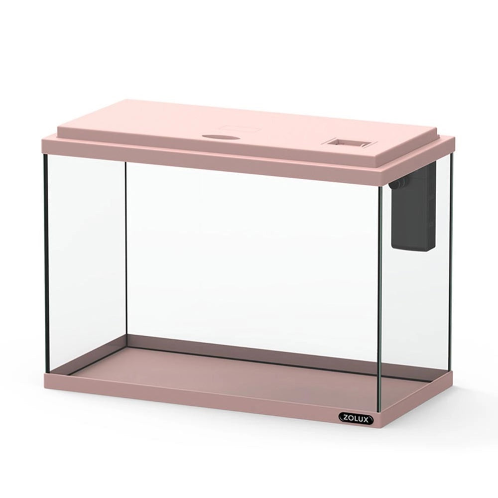 Zolux Ekai 40 24L - acquario cm40x20x28h completo di filtro interno Colore: Rosa