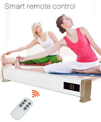 Stufa Elettrica a Battiscopa da Pavimento 100x12,5x24 cm 1800W Sined  Bianco