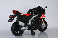 Moto Elettrica per Bambini 12V con Licenza Aprilia RSIV Small Nera