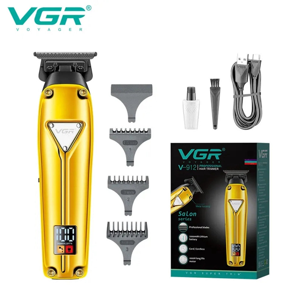 Trade Shop - Vgr V-912 Trimmer Barber Rasoio Professionale Regolabarba Precisione -