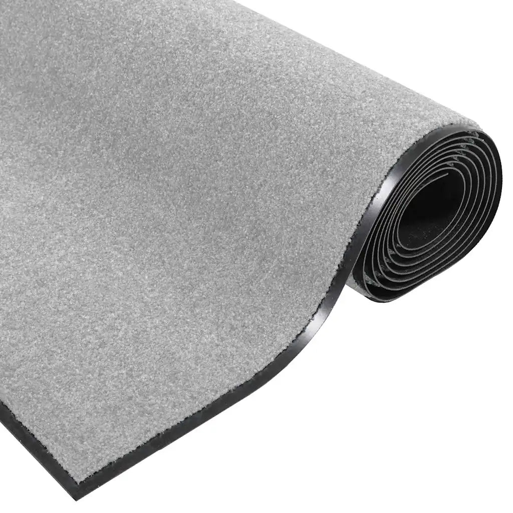 Tappetino Grigio e Nero 90 x 150 cm 100% Poliammide 4100772
