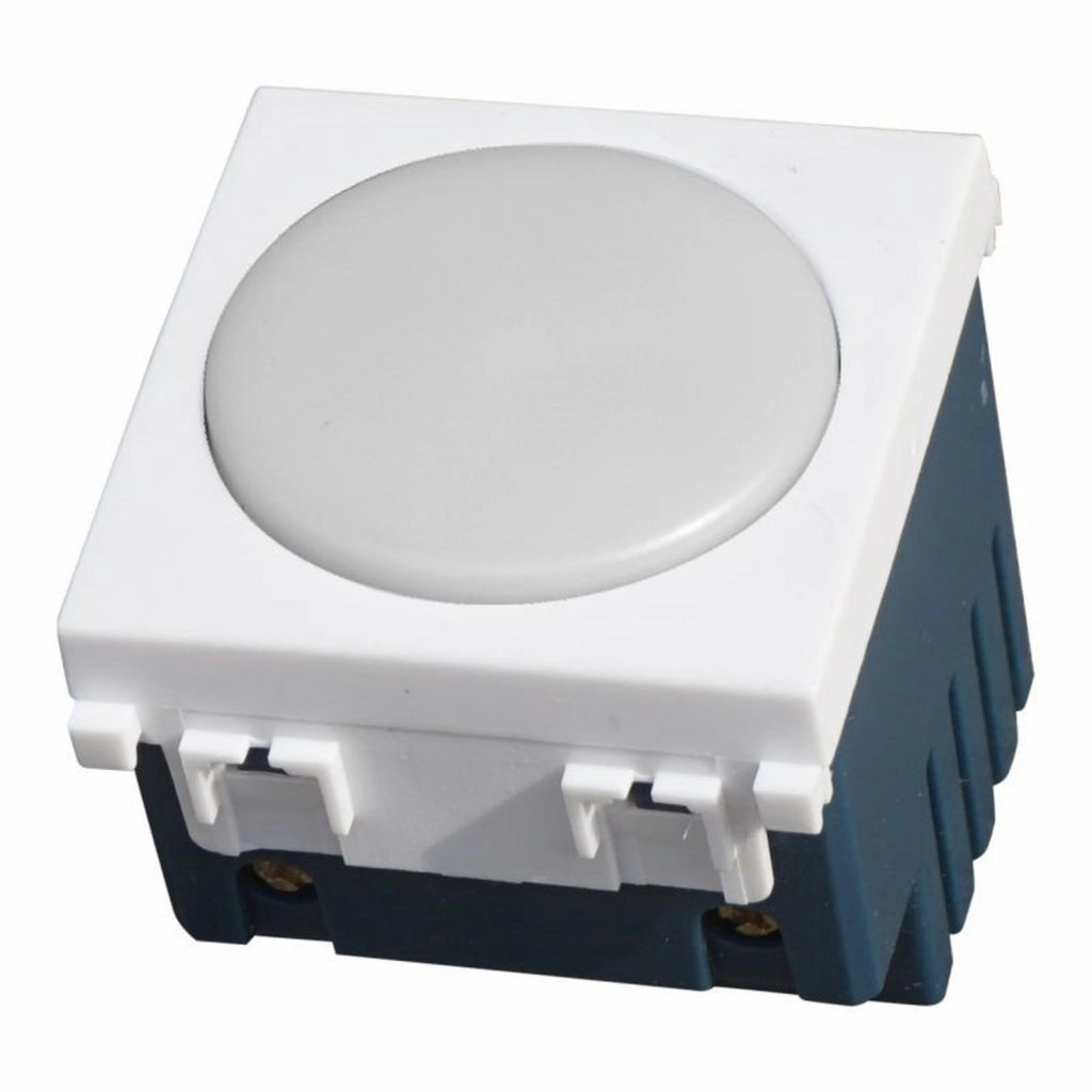 Serie Civile ETTROIT Bianco Compatibile Con Vimar Arke (Lampada Led Segnapasso 2M 220V 4000K)