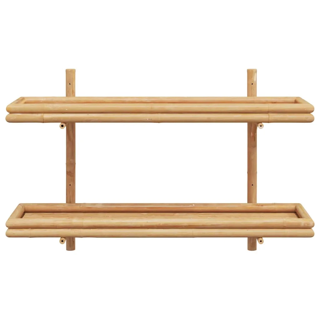 vidaXL Ripiano a Muro con lo scaffale Marrone 100 x 26 x 60 cm Bambù