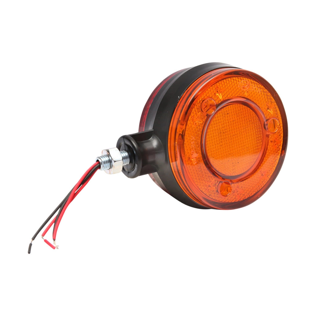 Lampada laterale  con LED, 12-24V, rosso-arancio, Breckner Germany, modello FR0331RY