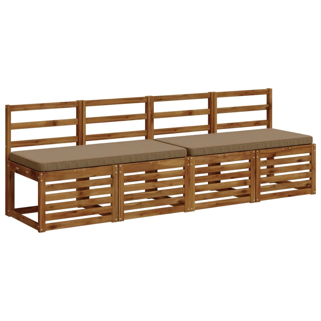 Cuscini per Panchina a 2 Pezzi VUGHT 2 pz 100% Poliestere 951917