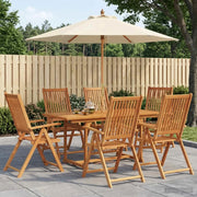 Set da pranzo da esterno con ombrellone 8 pz 3438537