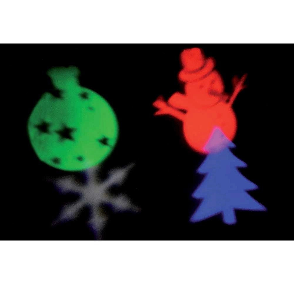 Trade Shop - Proiettore Laser Led Rgb Natale Per Esterno Giochi Di Luce Disegni Natalizi -
