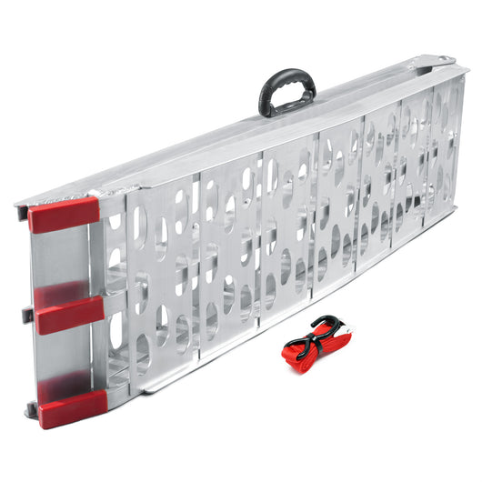 Rampa di carico 226cm 340kg ripiegabile in alluminio per moto e quad Rampa carico moto