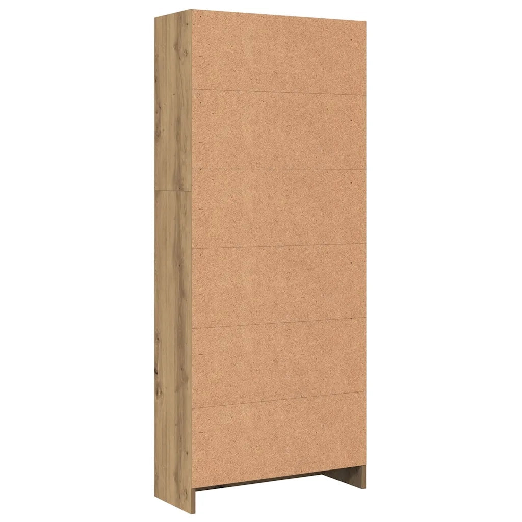 Libreria Rovere Artigianale 60x24x143 cm in Legno Multistrato