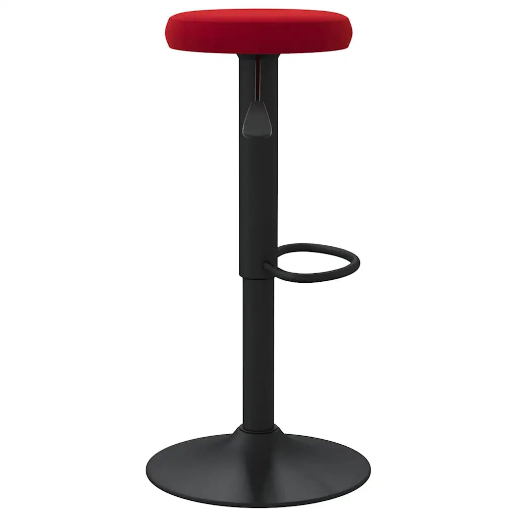 vidaXL Sgabelli da Bar 2 pz Rosso Vino in Velluto