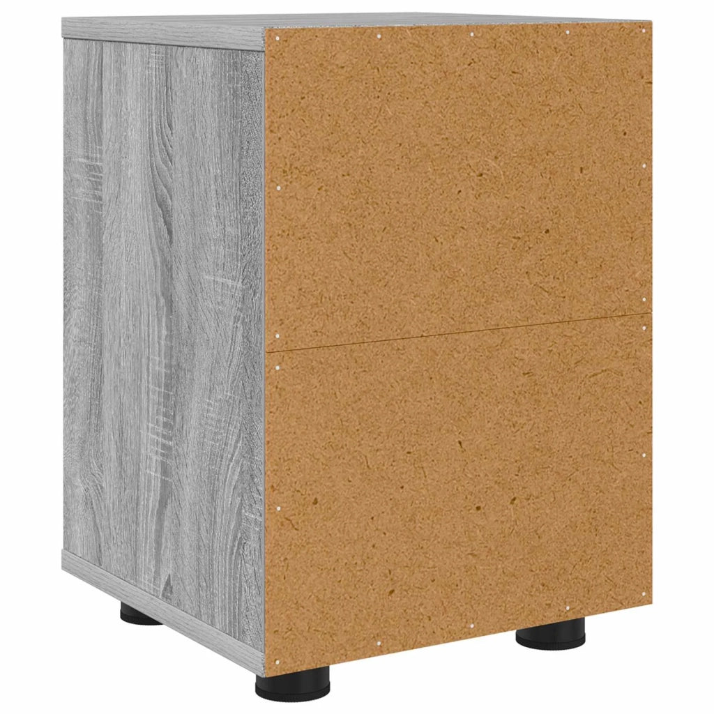 Comodini con cassetto 2 pcs Grigio Sonoma 30,5 x 30 x 43 cm 888810