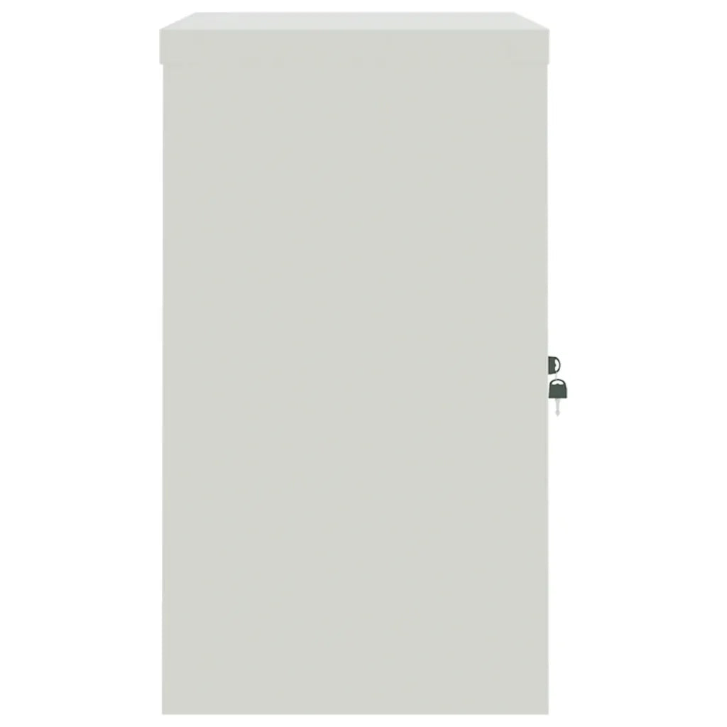 Armadio Classificatore Grigio Chiaro 90x40x70 cm in Acciaio CFW8887623