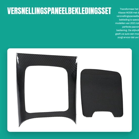 Pannello di velocità in ABS Premium - Sostituzione per Classe C W206 - Materiale resistente e duraturo - Stile moderno - Pannello di commutazione