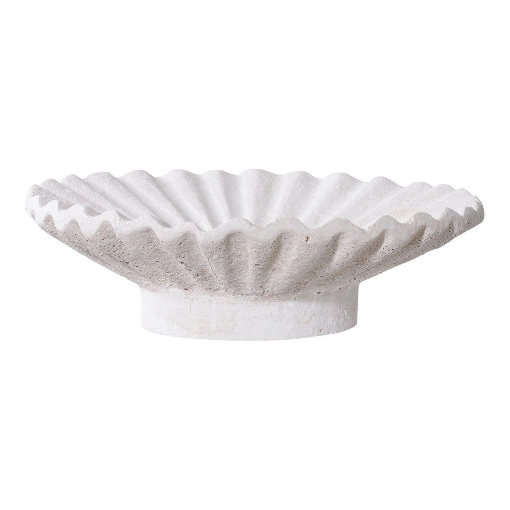 Portacandela Rachi, Bianco, Cemento, 11,1x11,1x4,3 cm