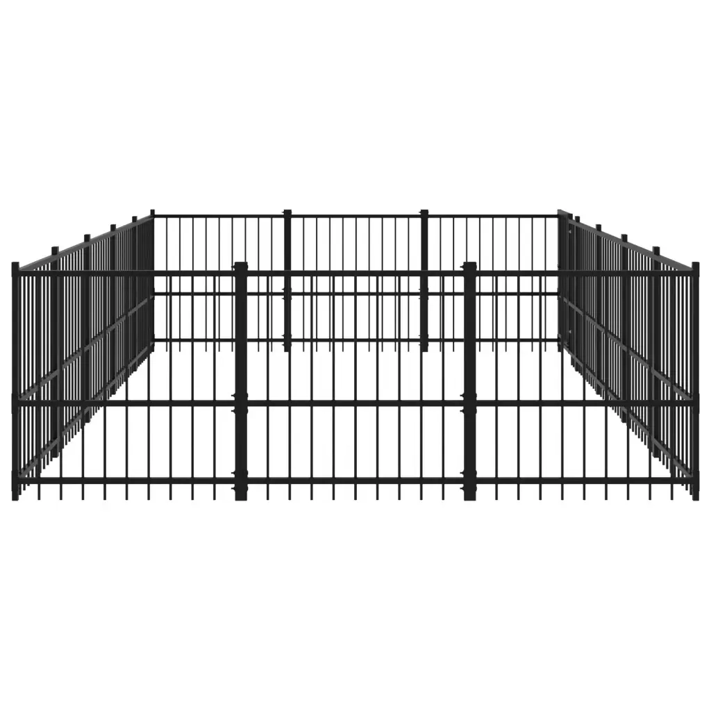 Gabbia per Cani da Esterno in Acciaio 14,11 m² 3124618